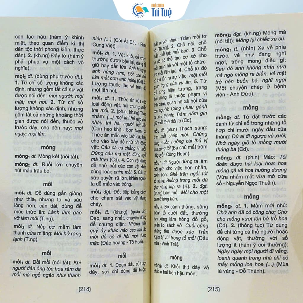 Từ điển từ đồng âm tiếng Việt dành cho học sinh
