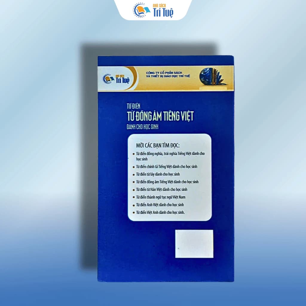 Từ điển từ đồng âm tiếng Việt dành cho học sinh