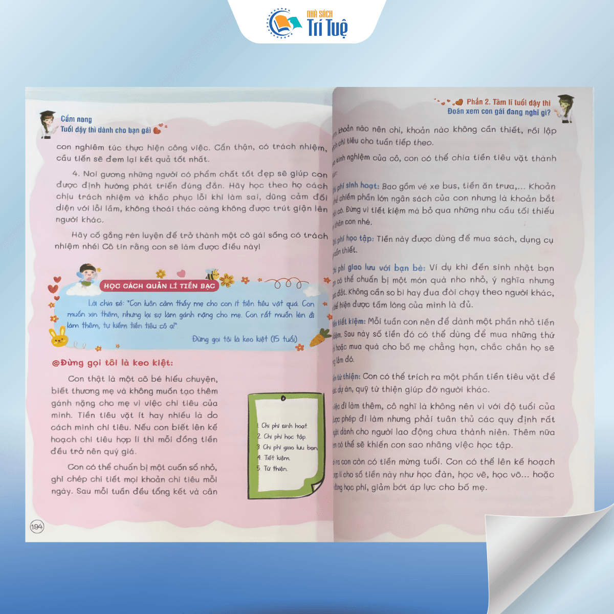 Sách: Cẩm Nang Tuổi Dậy Thì Dành Cho Bạn Gái - NXB Dân Trí