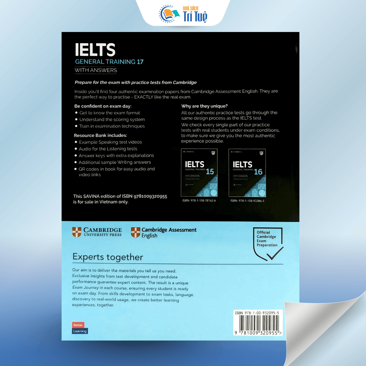 SÁCH: CAMBRIDGE IELTS 17 GENERAL TRAINING WITH ANSWERS