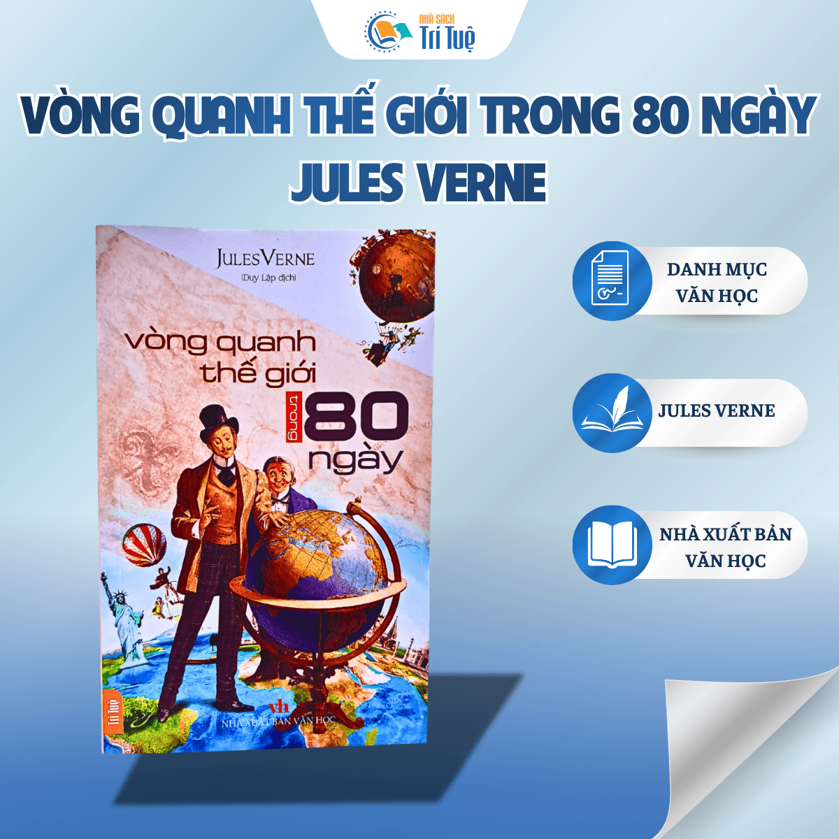Sách Vòng Quanh Thế Giới Trong 80 Ngày – Jules Verne (Duy Lập Dịch)