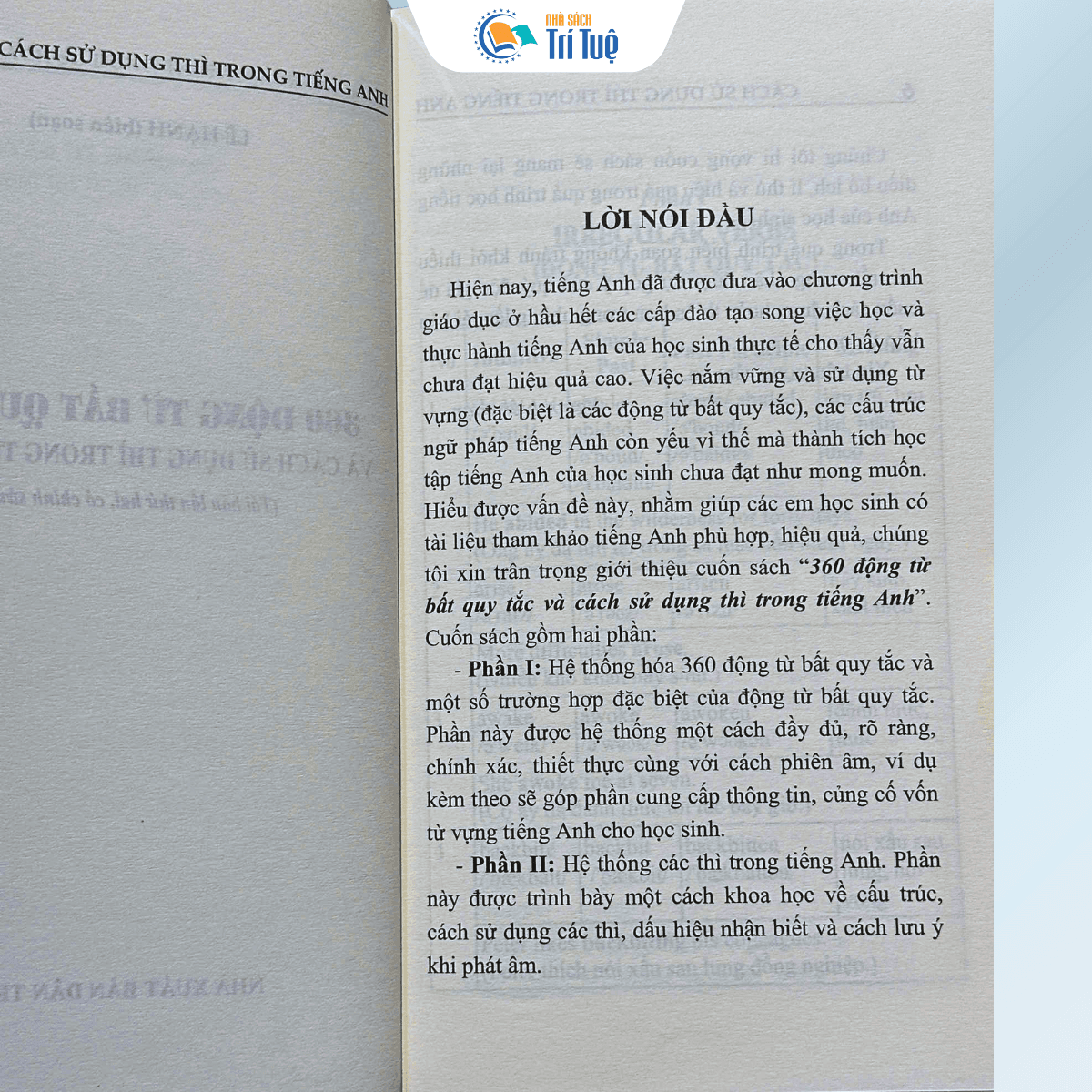 Sách: 360 Động Từ Bất Quy Tắc Và Cách Sử Dụng Thì Trong Tiếng Anh