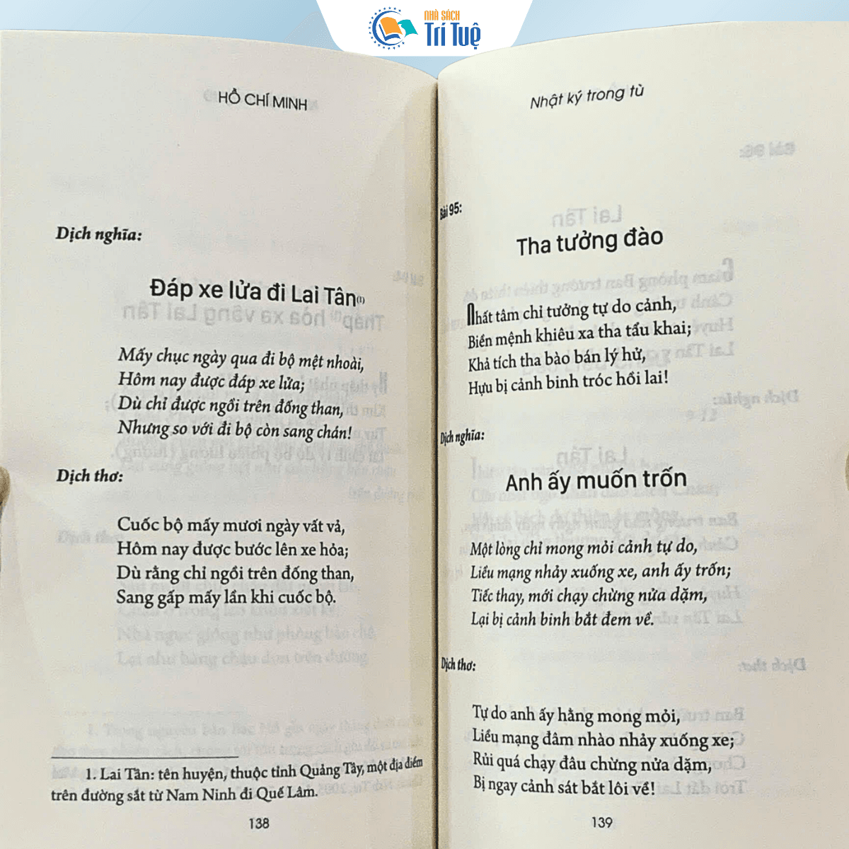 Sách: Nhật Ký Trong Tù - Hồ Chí Minh