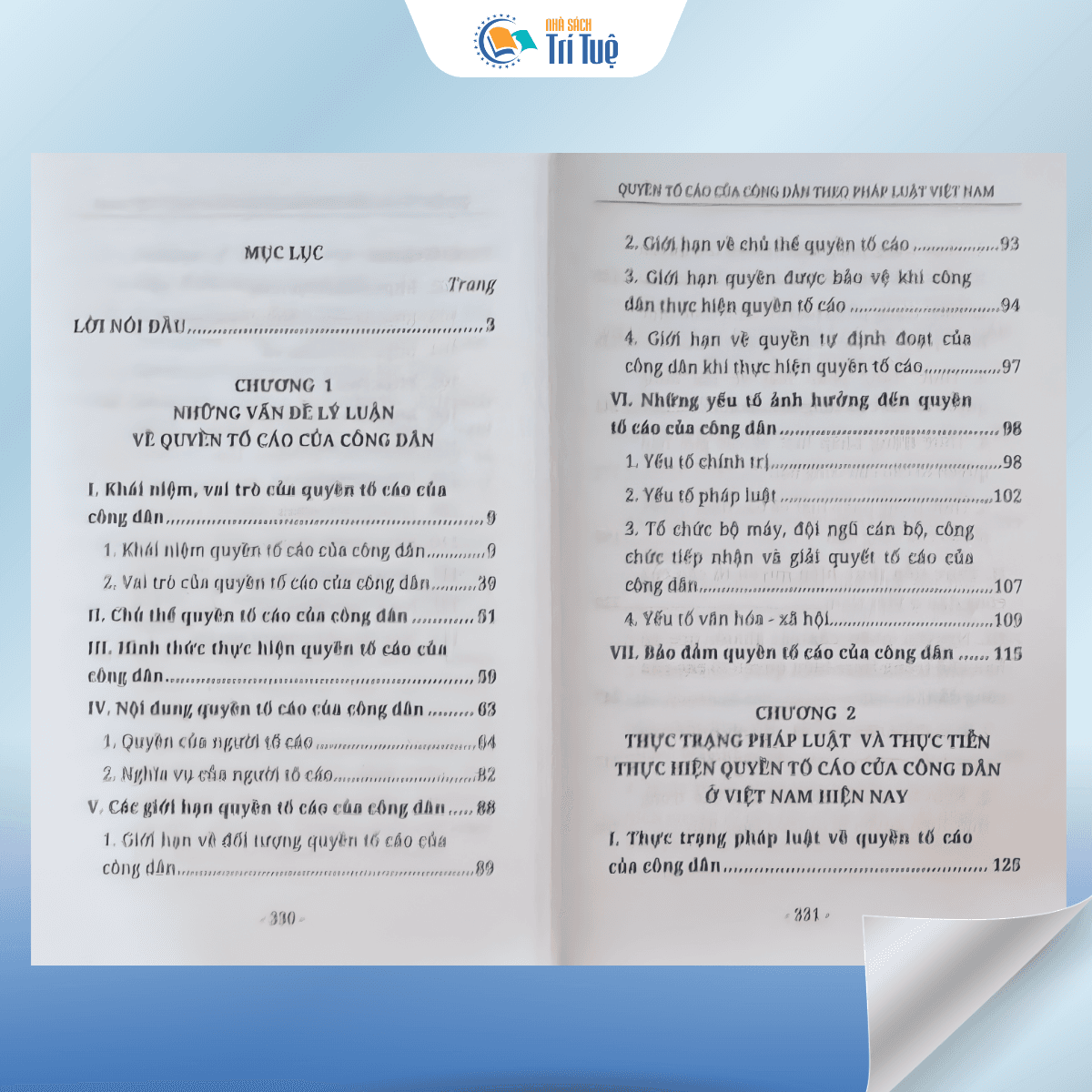 Sách: Quyền Tố Cáo Của Công Dân Theo Pháp Luật Việt Nam