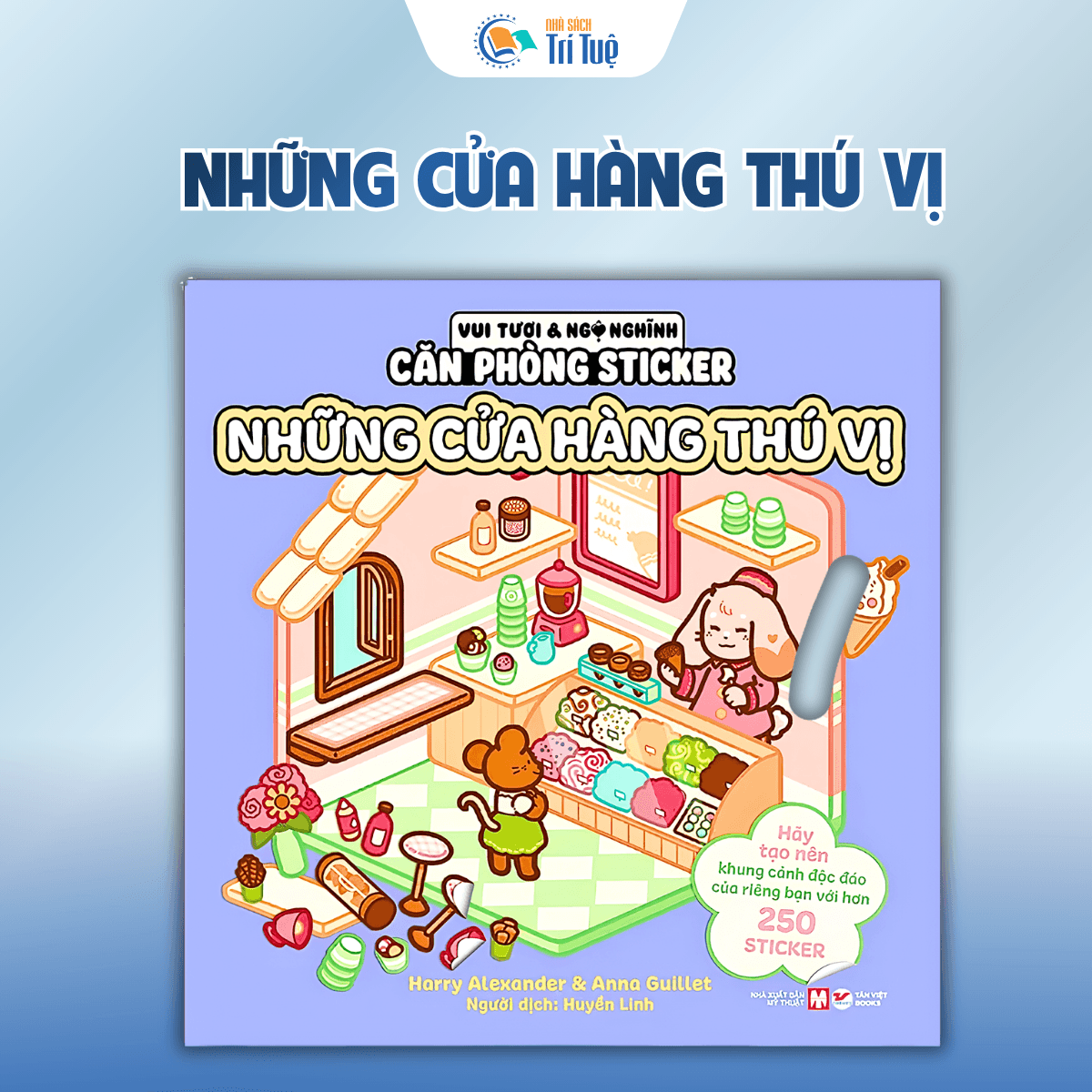 Combo  Căn phòng Sticker( 4 cuốn )