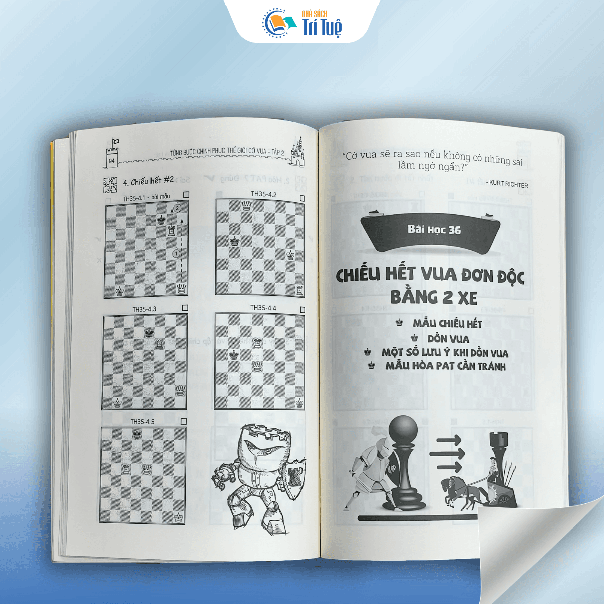 Từng bước chinh thục thế giới cờ vua tập 2 - Bài tập thực hành