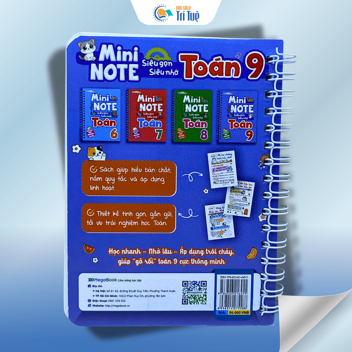 Mini Note Siêu Gọn Siêu Nhớ Toán 9
