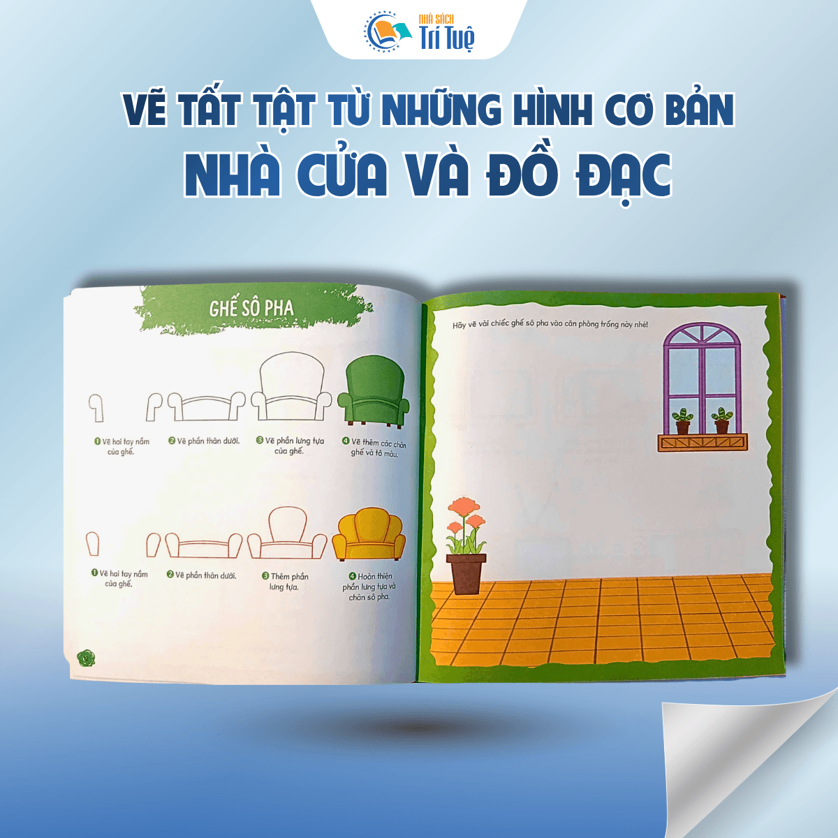 Nhà cửa và đồ đạc - Vẽ tất tật từ những hình cơ bản