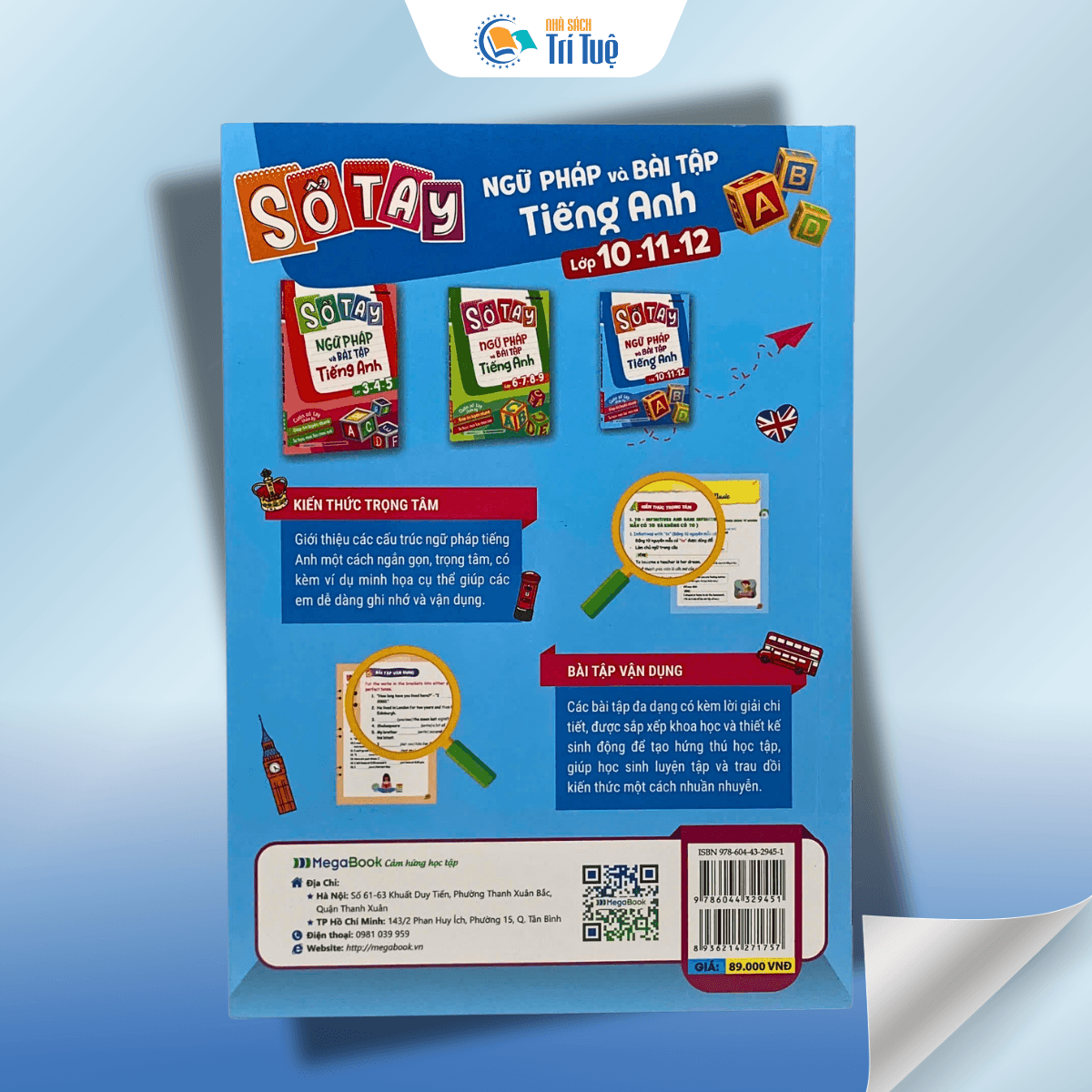 Sổ Tay Ngữ Pháp Và Bài Tập Tiếng Anh Lớp 10-11-12
