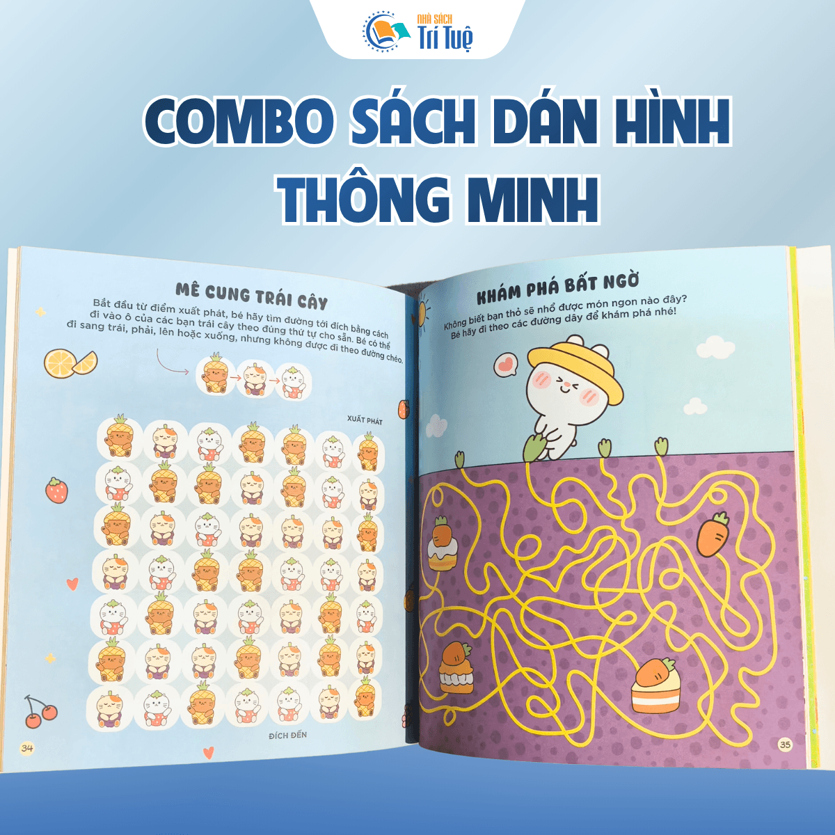 Combo Sách dán hình tương tác( 2 cuốn )