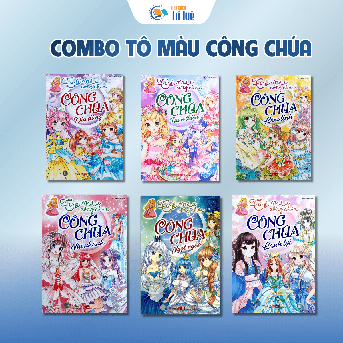 Bộ Tô màu công chúa ( 6 quyển)