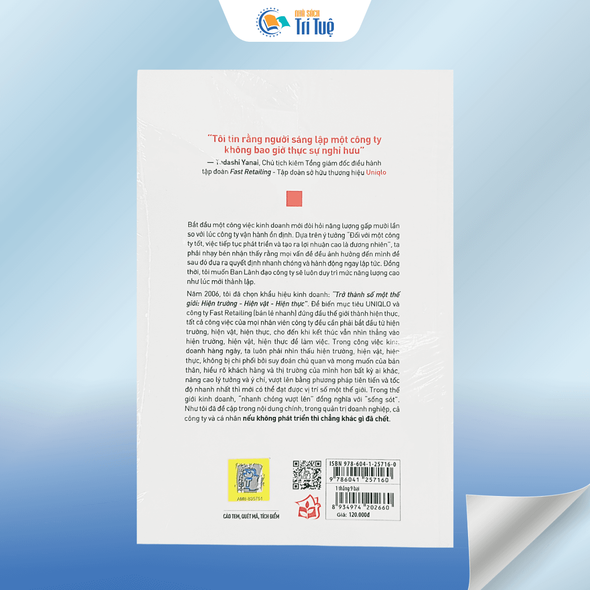 1 Thắng 9 Bại - Câu Chuyện Khởi Nghiệp Và Gây Dựng Thương Hiệu Của Ông Chủ UNIQLO - Tỷ Phú Giàu Nhất Nhật Bản