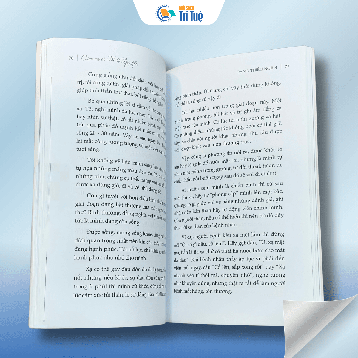 Cảm ơn vì tôi bị ung thư