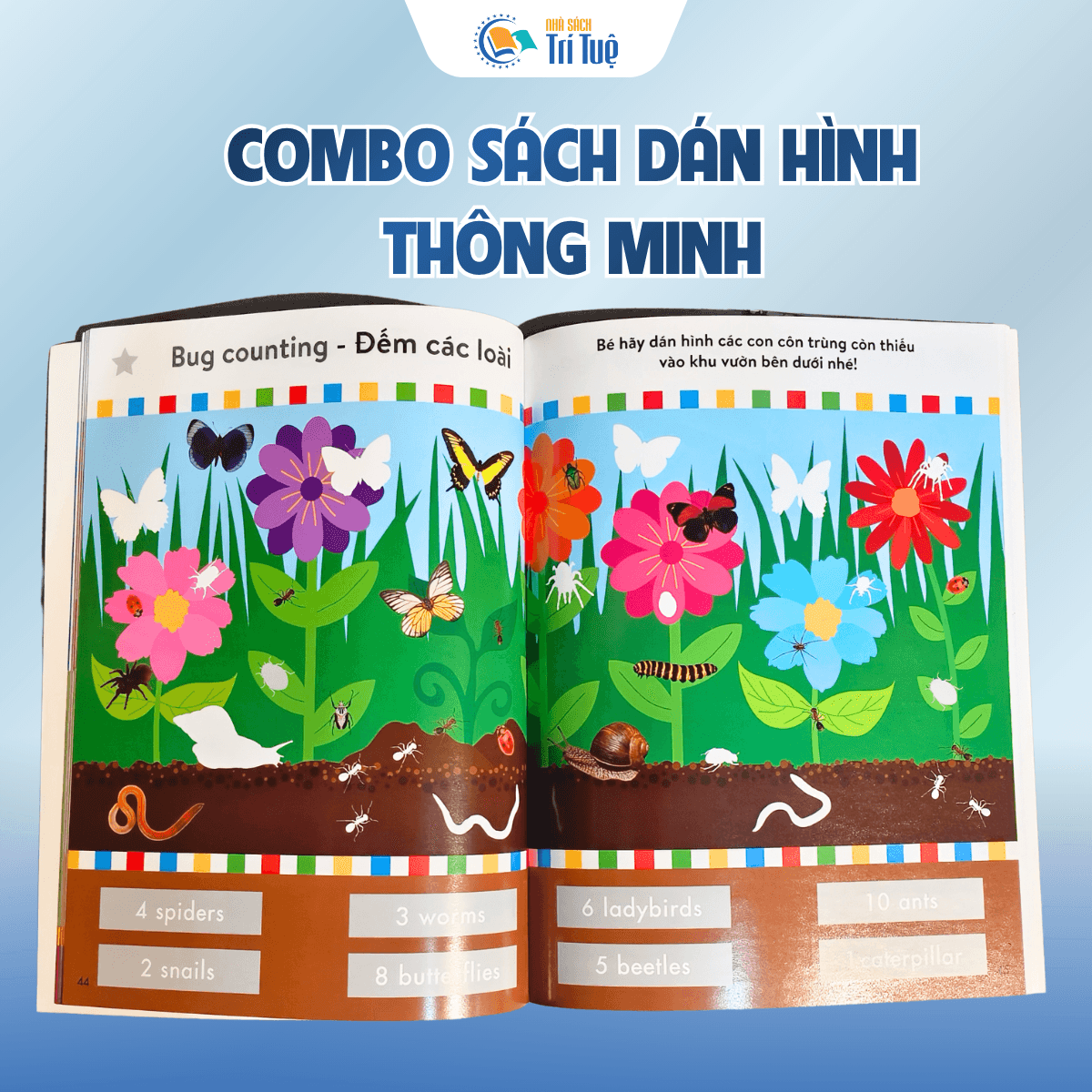 Combo sách dán hình thông minh
( 4 cuốn )