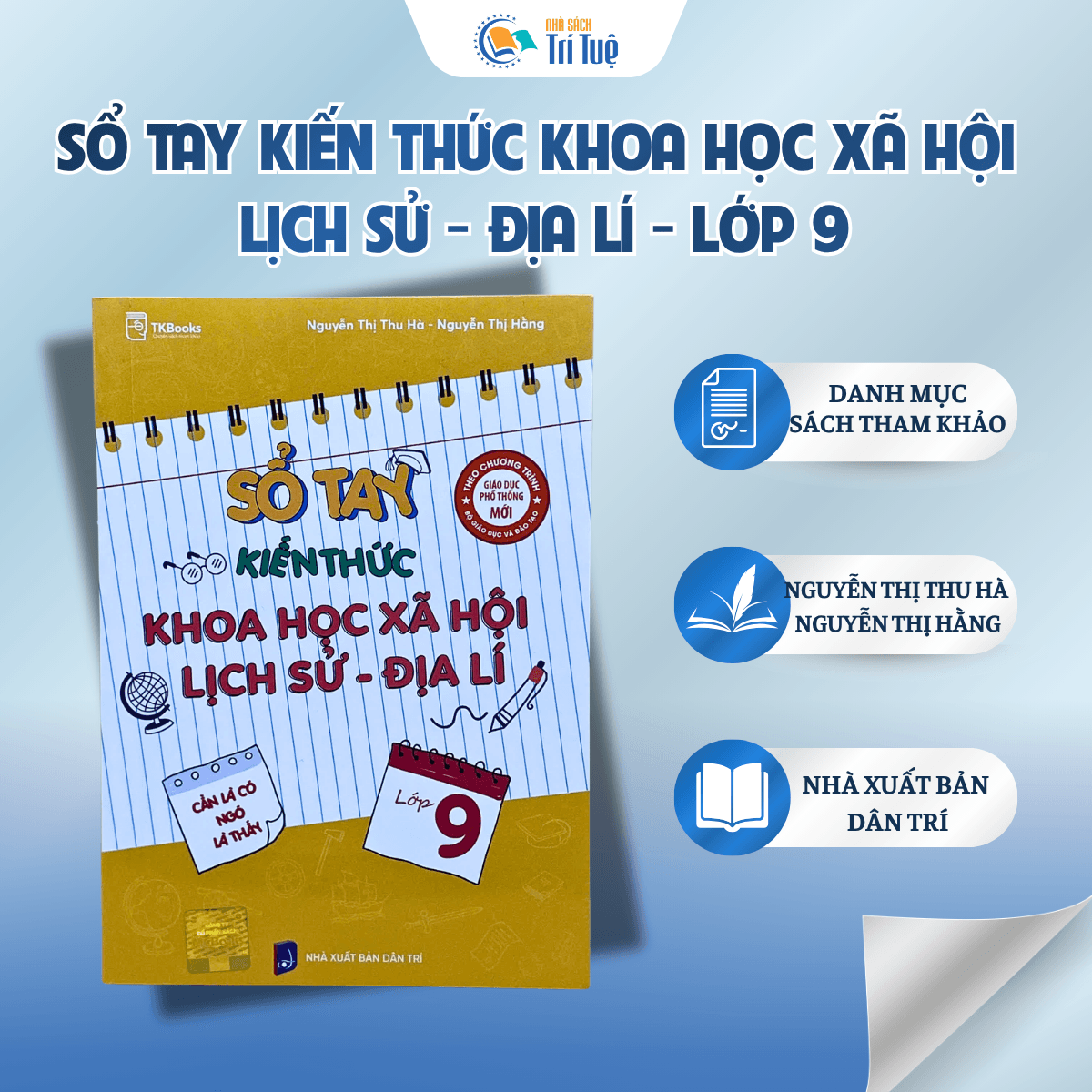 Sổ Tay Kiến Thức Khoa Học Xã Hội Lịch Sử - Địa Lí - Lớp 9
