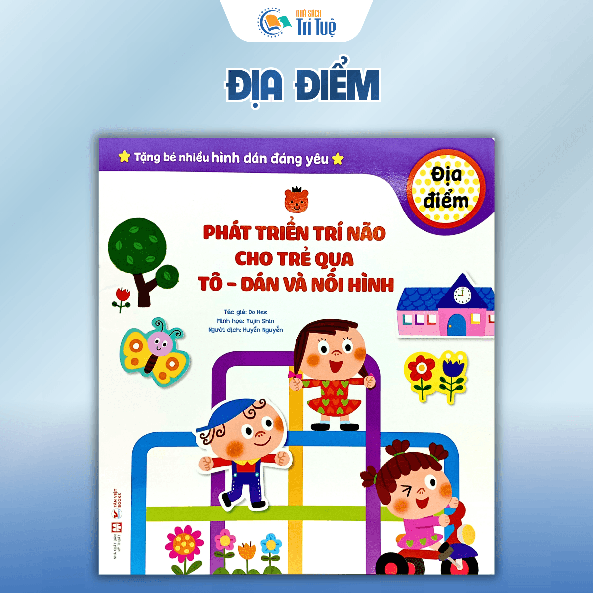 Combo Sách phát triển trí não cho trẻ qua tô dán nối hình( 8 cuốn )