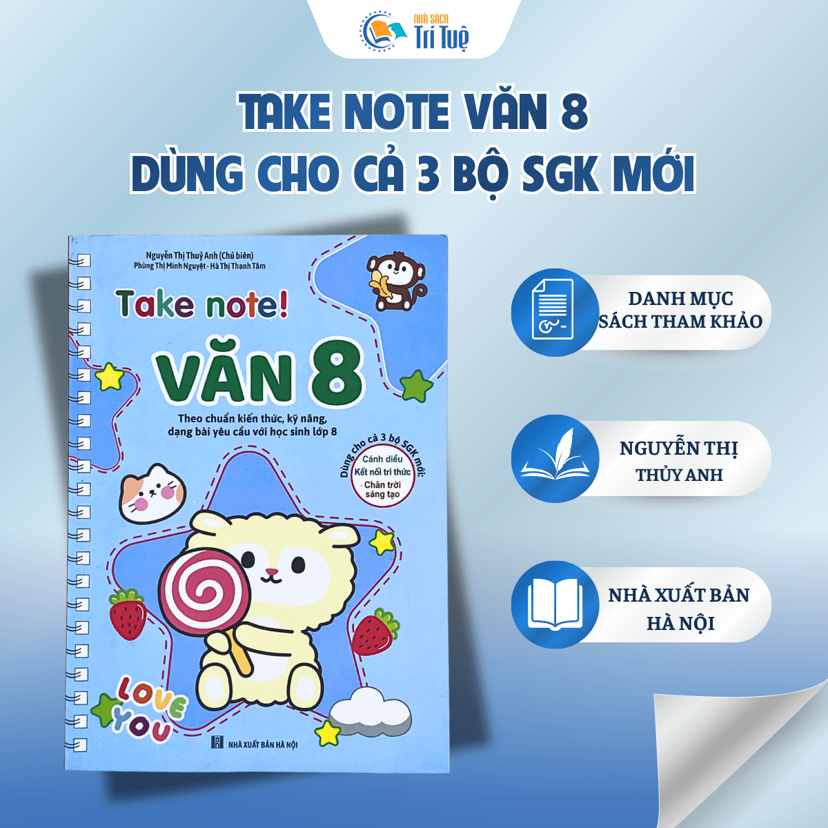 Take Note Văn 8 - Dùng Cho Cả 3 Bộ SGK Mới