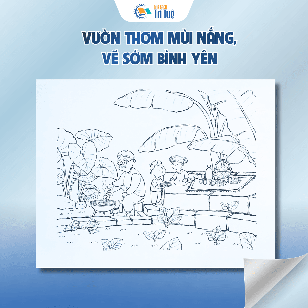 Vườn thơm mùi nắng, vẽ sớm bình yên