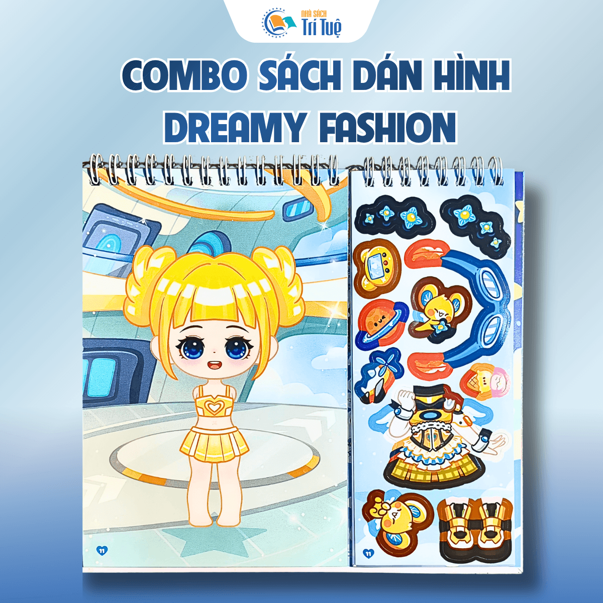 COMBO SÁCH DÁN HÌNH DREAMY FASHION
( 2 cuốn )